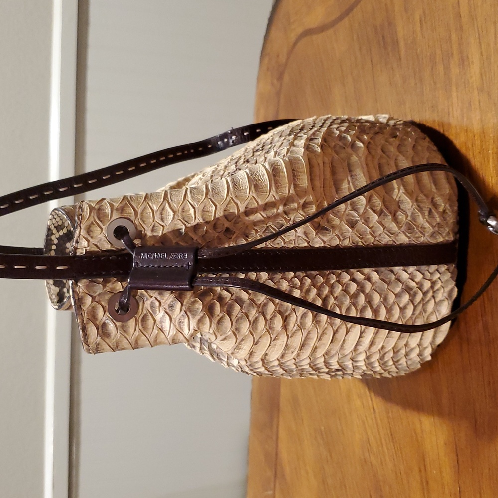 Michael Kors Collection Python Bucket Bag - image 7